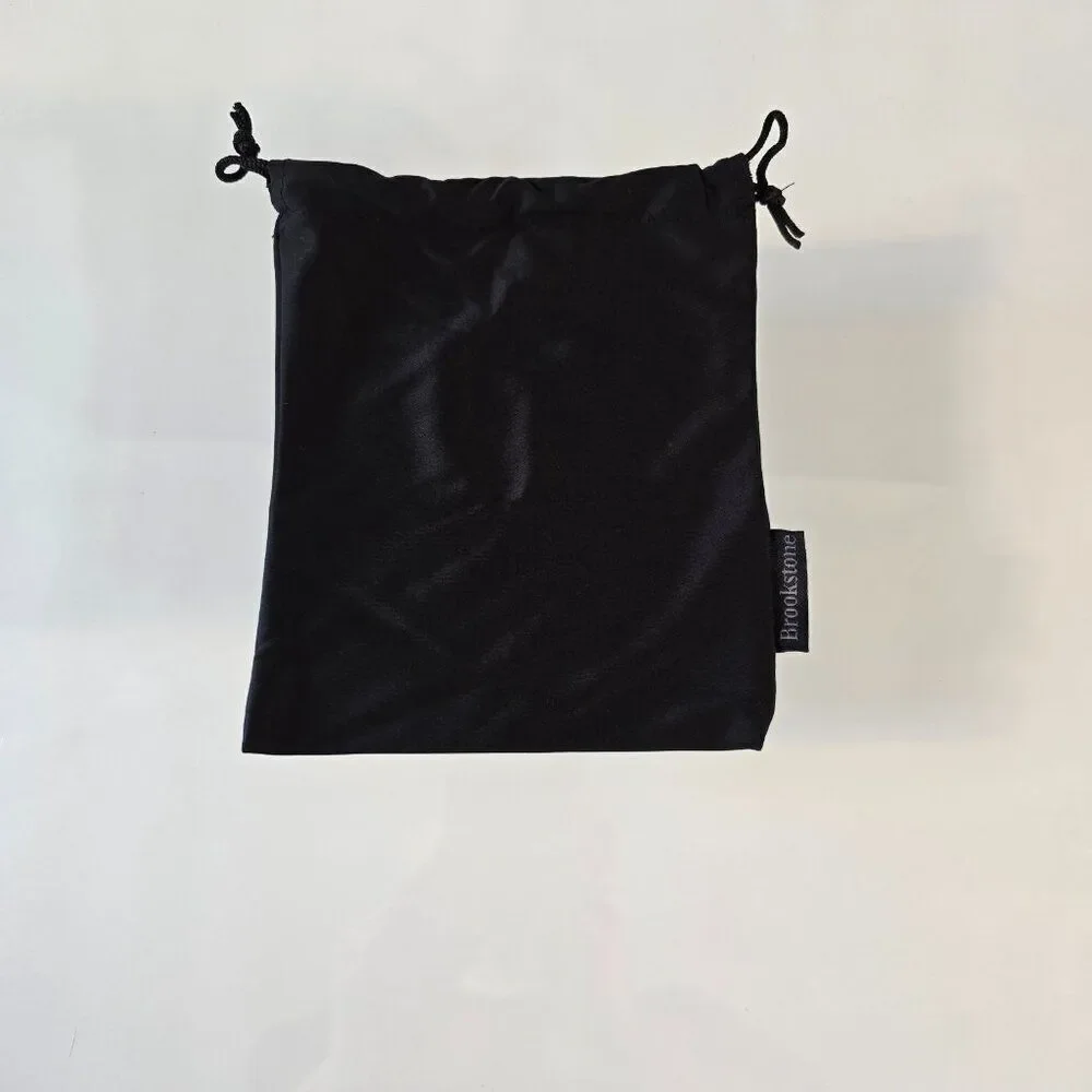 Brookstone Black Drawstring Dust Bag 7